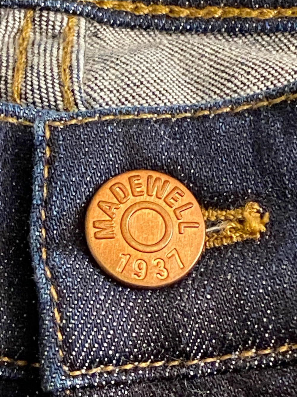Madewell Dark Indigo Size 26x34 Mid-Rise Skinny Skinny Jeans - Picture 10 of 11